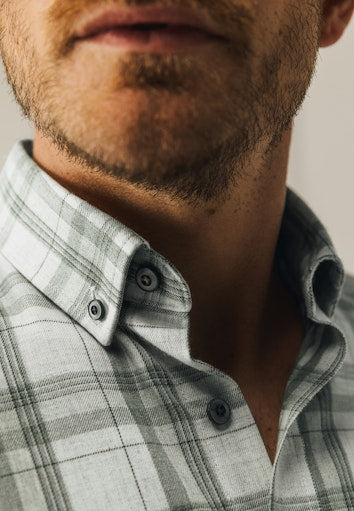 Hemden lange mouw grijs State of Art