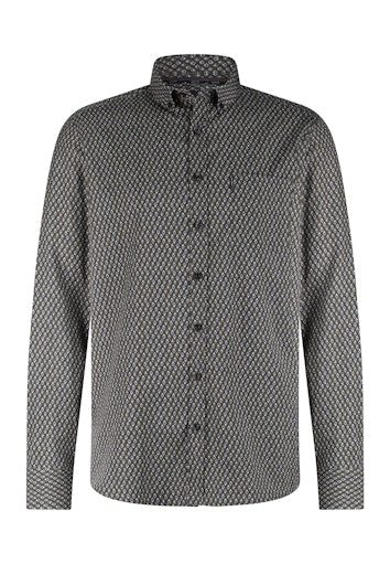 Hemden lange mouw grijs State of Art