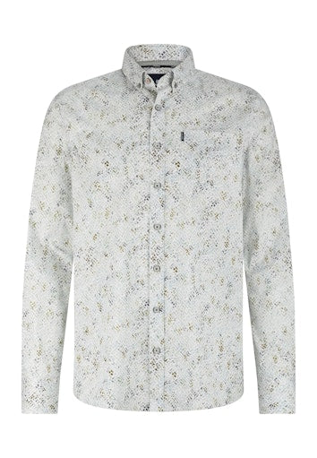 Hemden lange mouw bruin State of Art