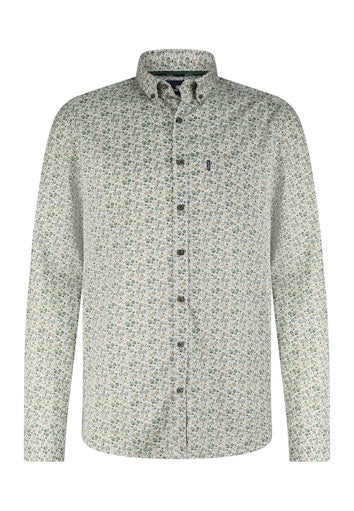 Hemden lange mouw bruin State of Art