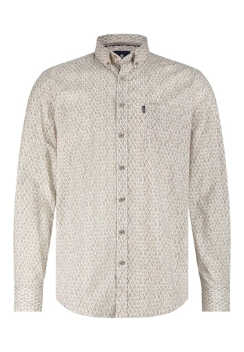 Hemden lange mouw bruin State of Art