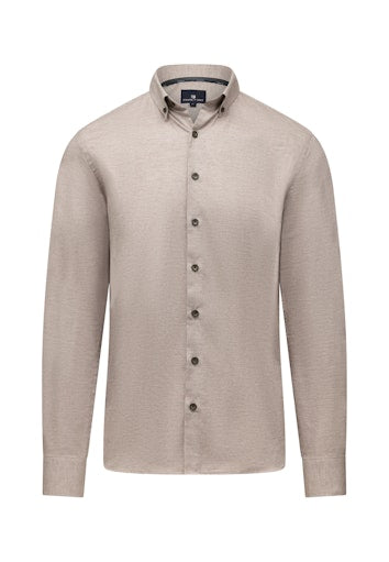 Hemden lange mouw beige State of Art