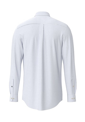 Hemden lange mouw blauw Fynch-Hatton