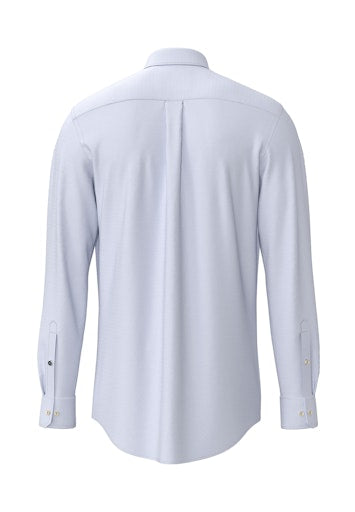 Hemden lange mouw blauw Fynch-Hatton