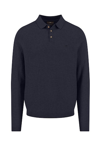 Polo's lange mouw blauw Fynch-Hatton