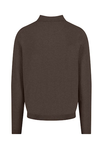 Polo's lange mouw bruin Fynch-Hatton