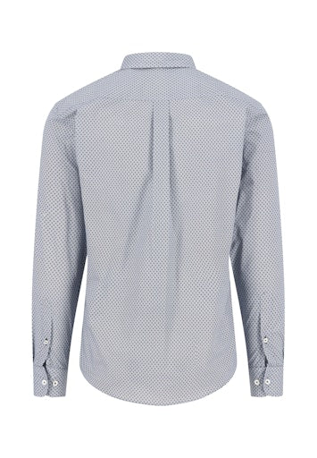 Hemden lange mouw blauw Fynch-Hatton