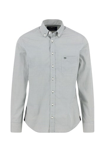 Hemden lange mouw blauw Fynch-Hatton