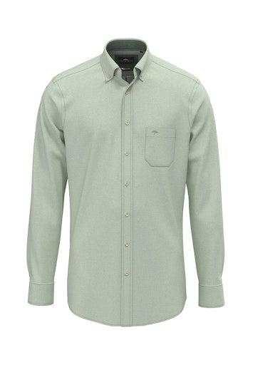 Hemden lange mouw blauw Fynch-Hatton