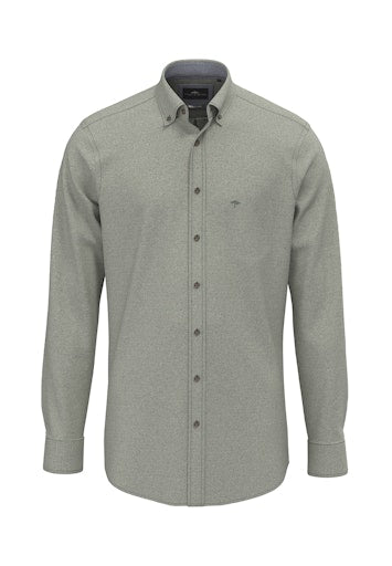 Hemden lange mouw blauw Fynch-Hatton
