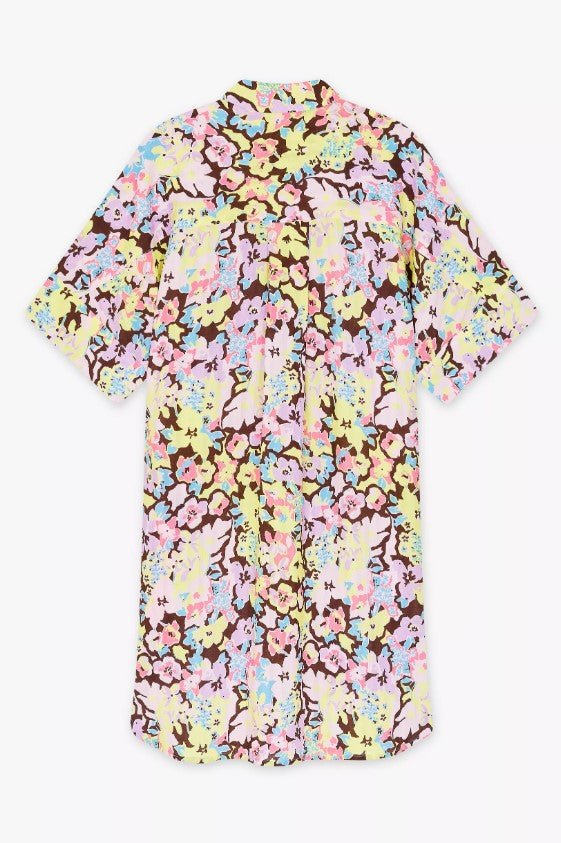 Jurken korte mouw multicolor CKS