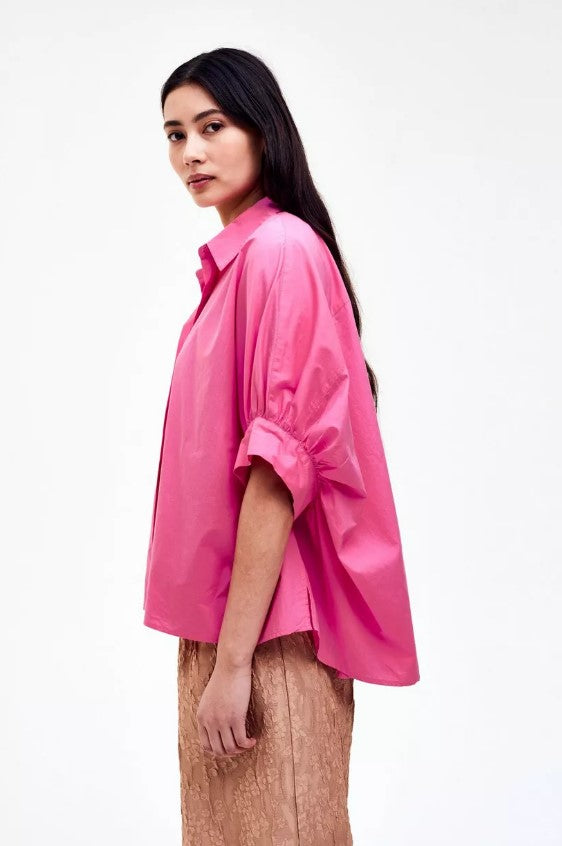 Blouses korte mouw roze CKS