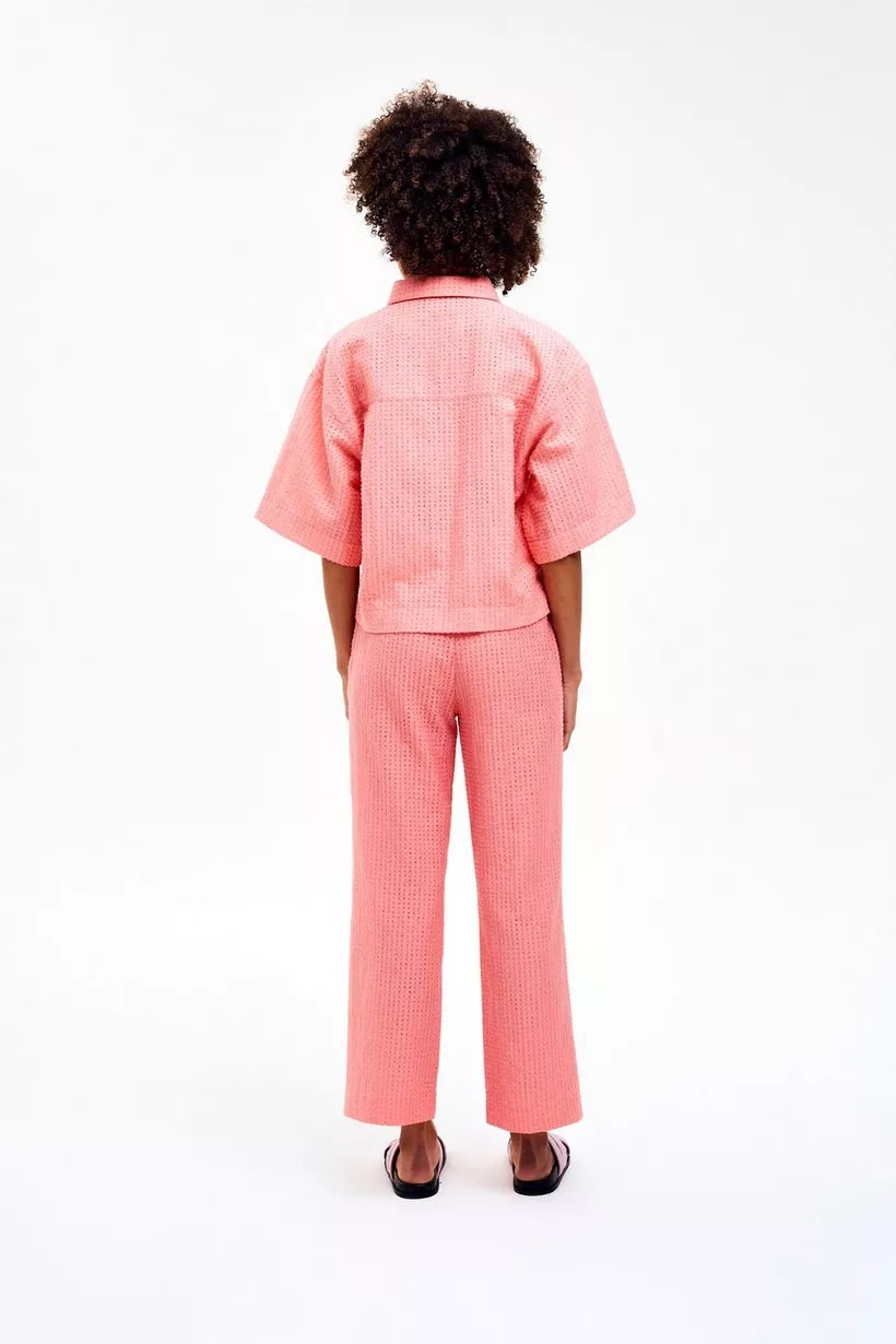Blouses korte mouw oranje CKS