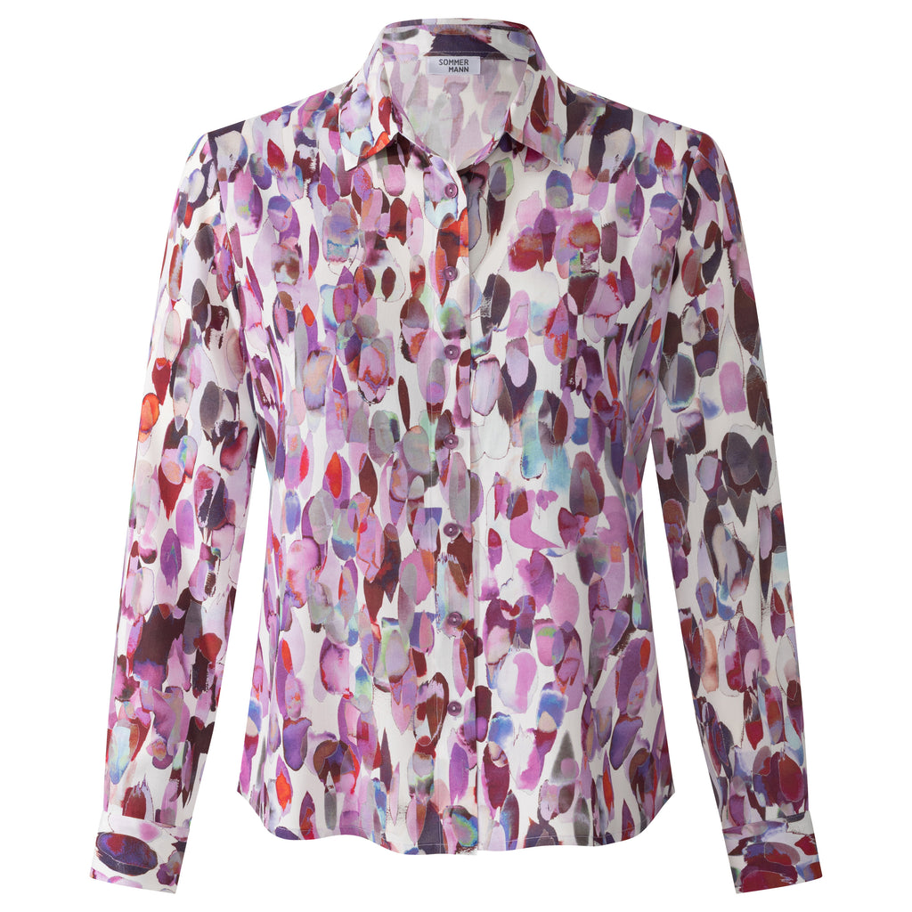 Blouses lange mouw roze Sommermann