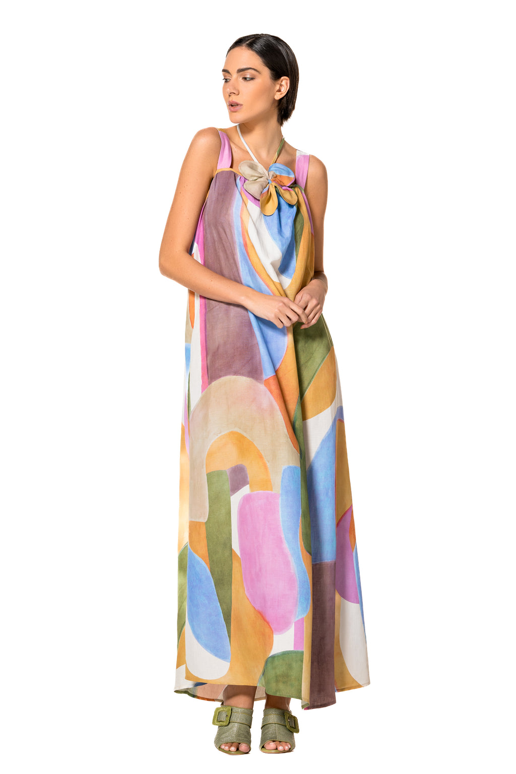 Jurken zonder mouw multicolor Caroline Biss