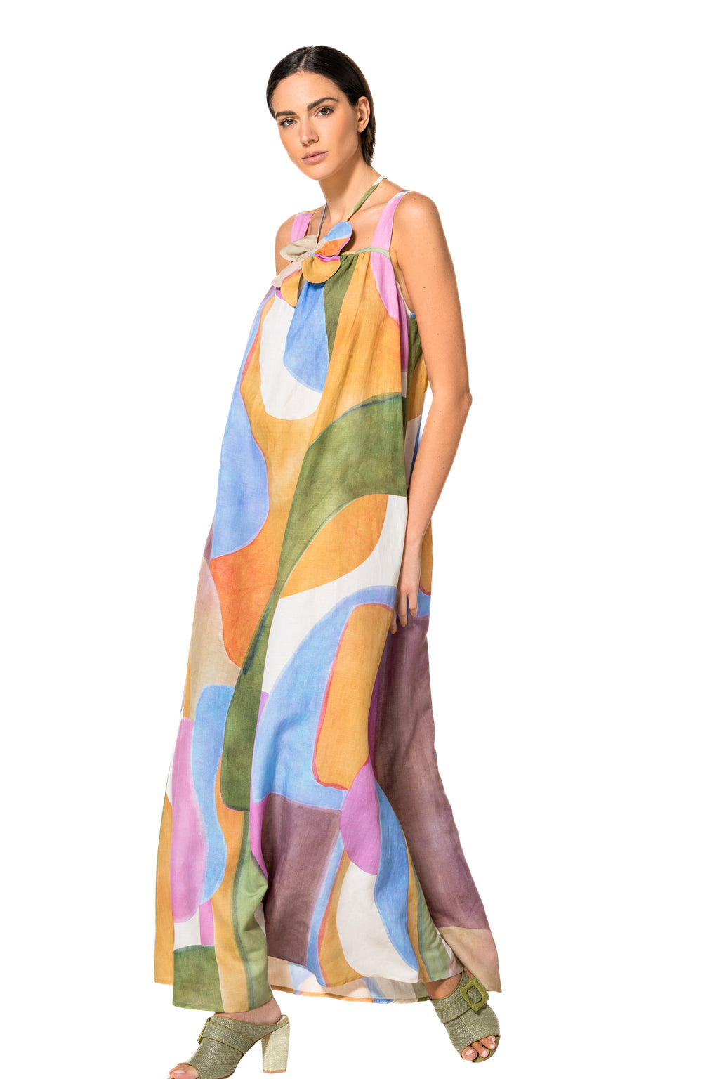 Jurken zonder mouw multicolor Caroline Biss