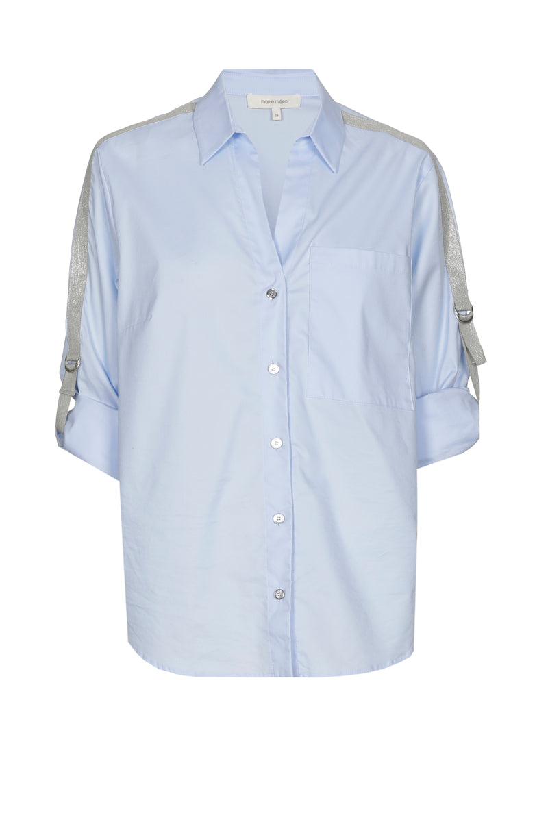 Blouses lange mouw blauw Marie Méro