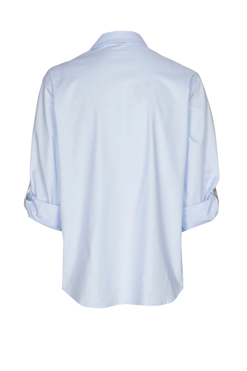 Blouses lange mouw blauw Marie Méro