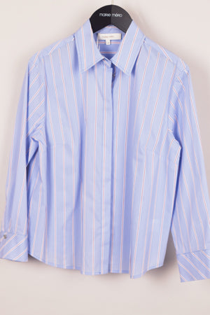 Blouses lange mouw blauw Marie Méro