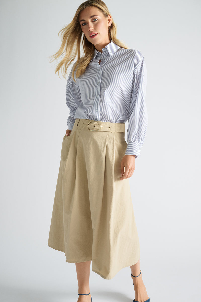 Blouses lange mouw blauw Marie Méro