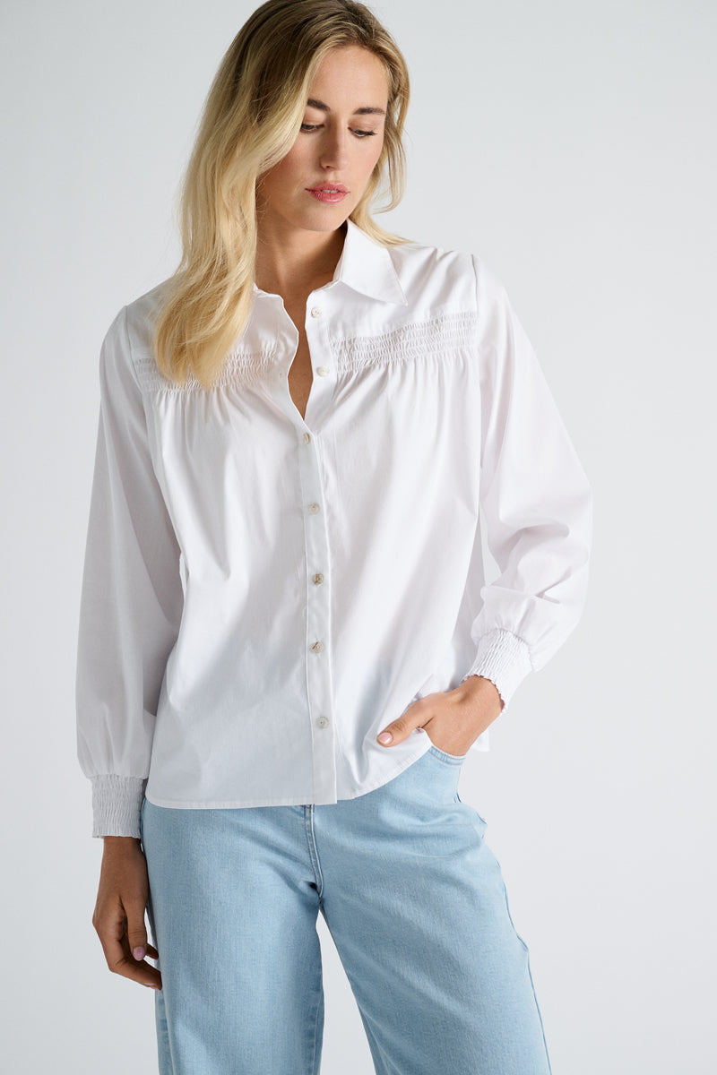 Blouses lange mouw wit Marie Méro