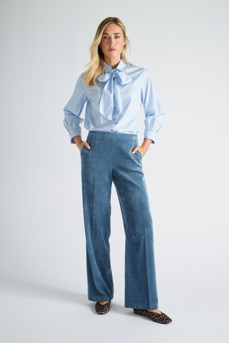 Blouses lange mouw blauw Marie Méro