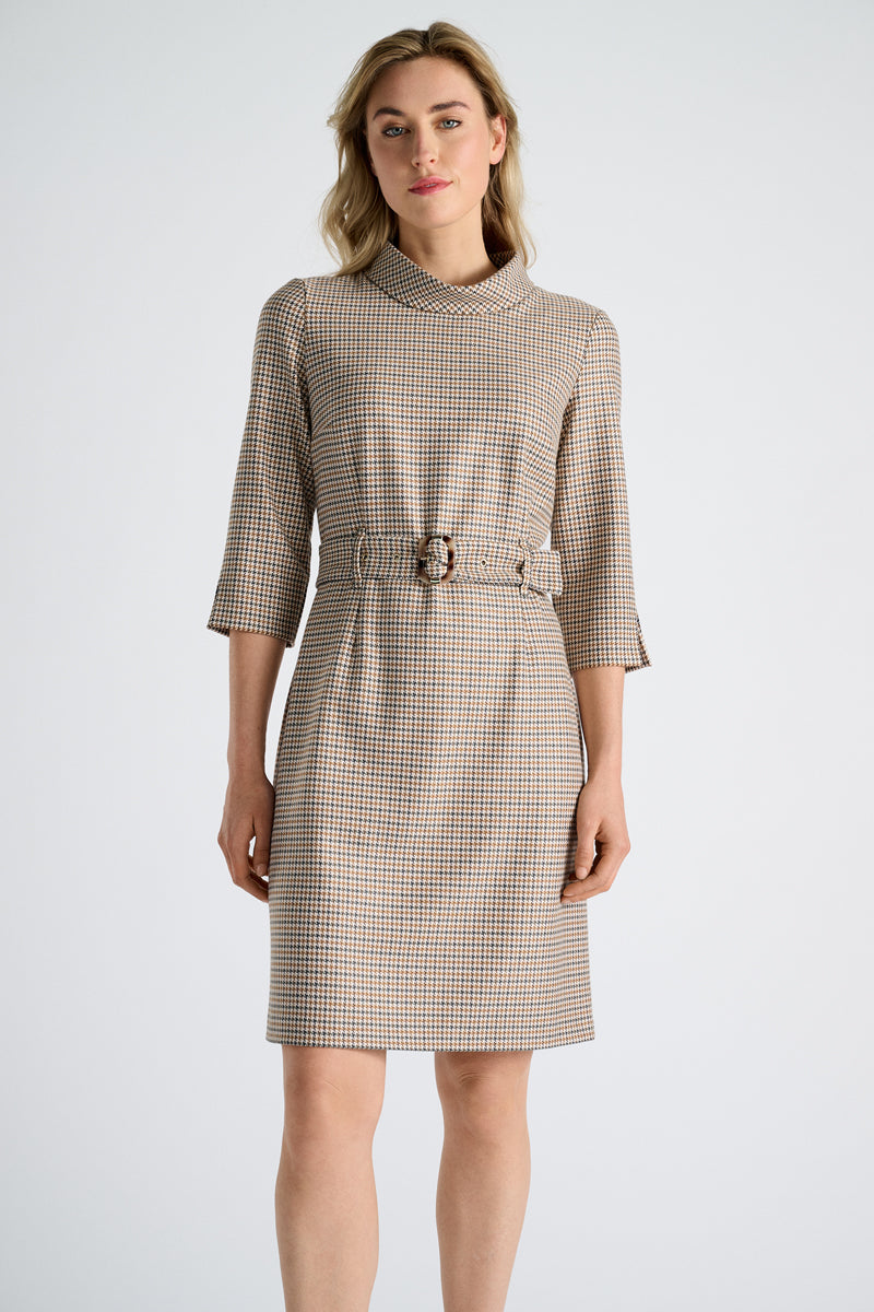 Jurken lange mouw bruin Marie Méro