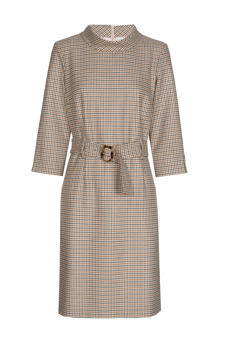 Jurken lange mouw bruin Marie Méro