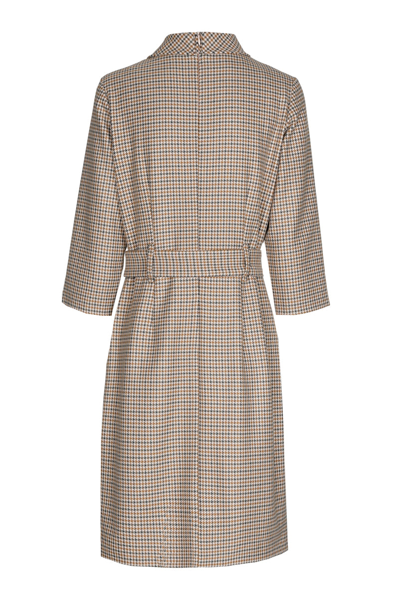 Jurken lange mouw bruin Marie Méro