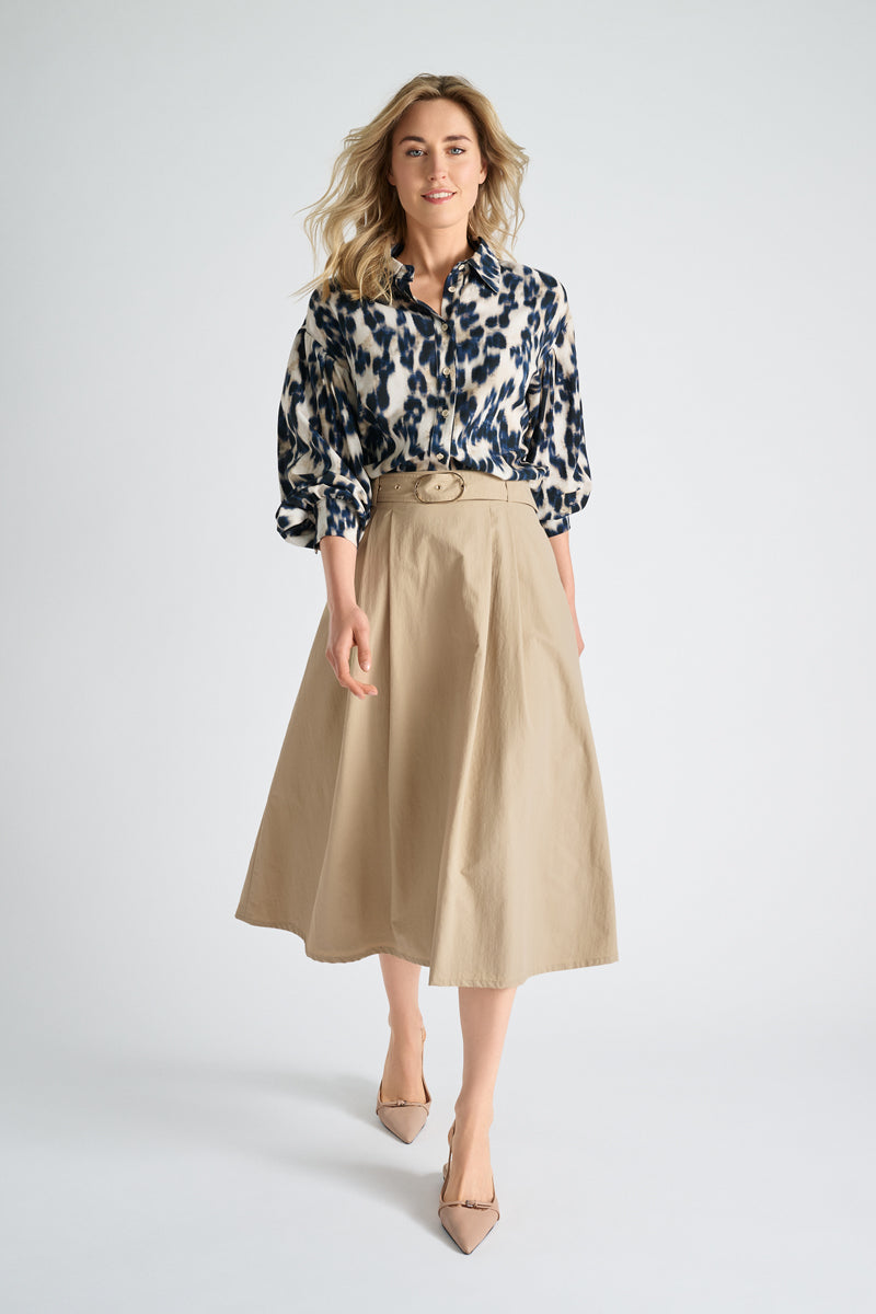 Blouses lange mouw blauw Marie Méro