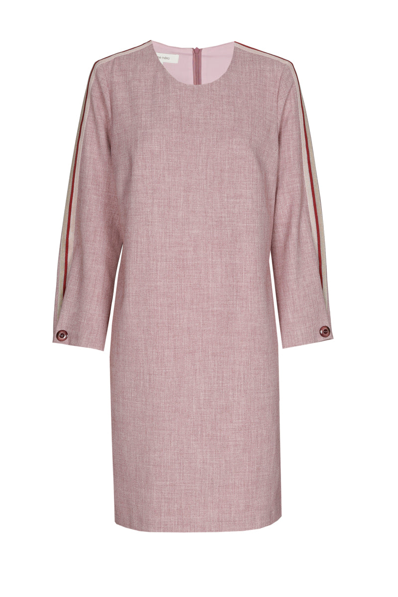 Jurken lange mouw roze Marie Méro