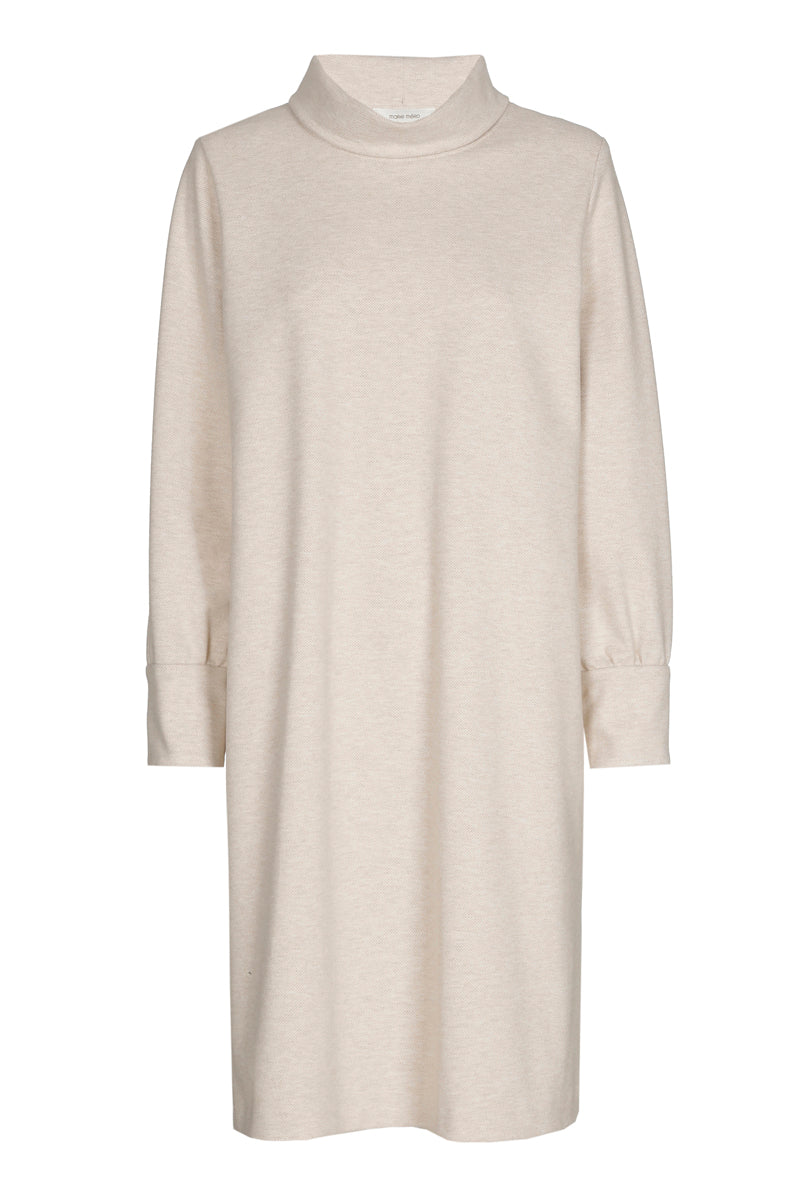 Jurken lange mouw beige Marie Méro