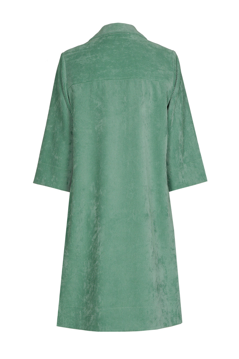 Jurken lange mouw groen Marie Méro