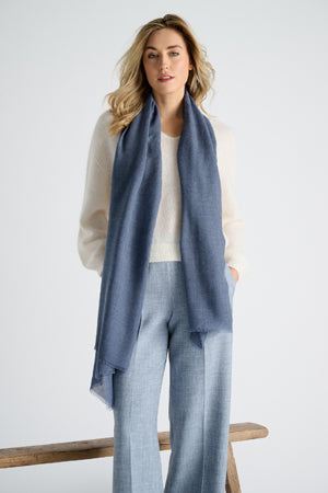 Sjaals blauw Marie Méro