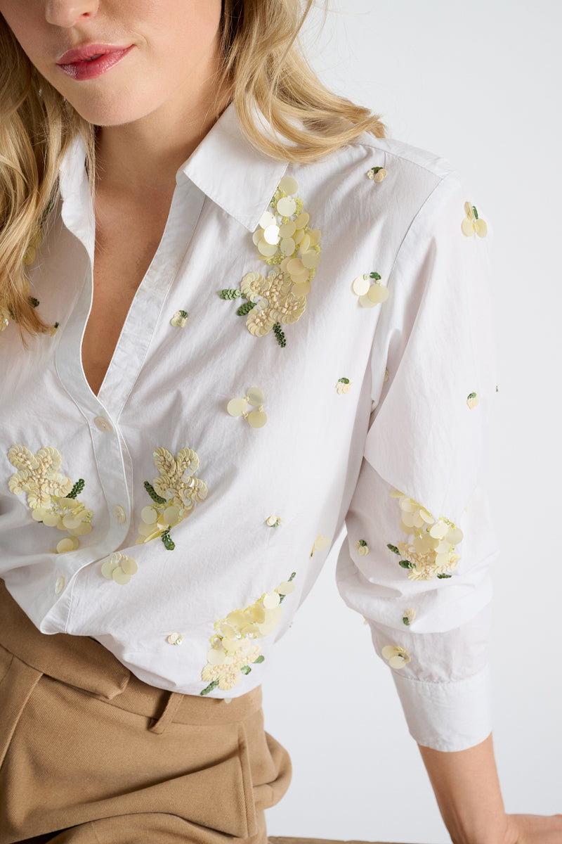 Blouses lange mouw wit Marie Méro