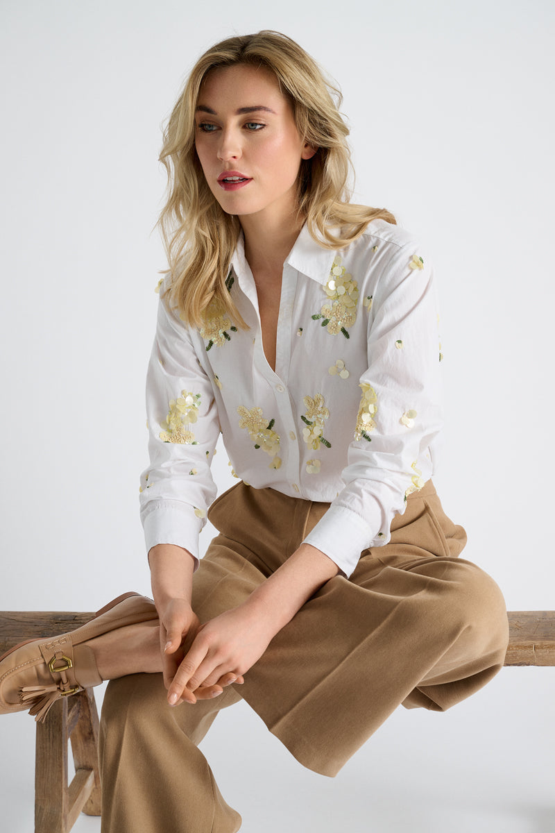 Blouses lange mouw wit Marie Méro