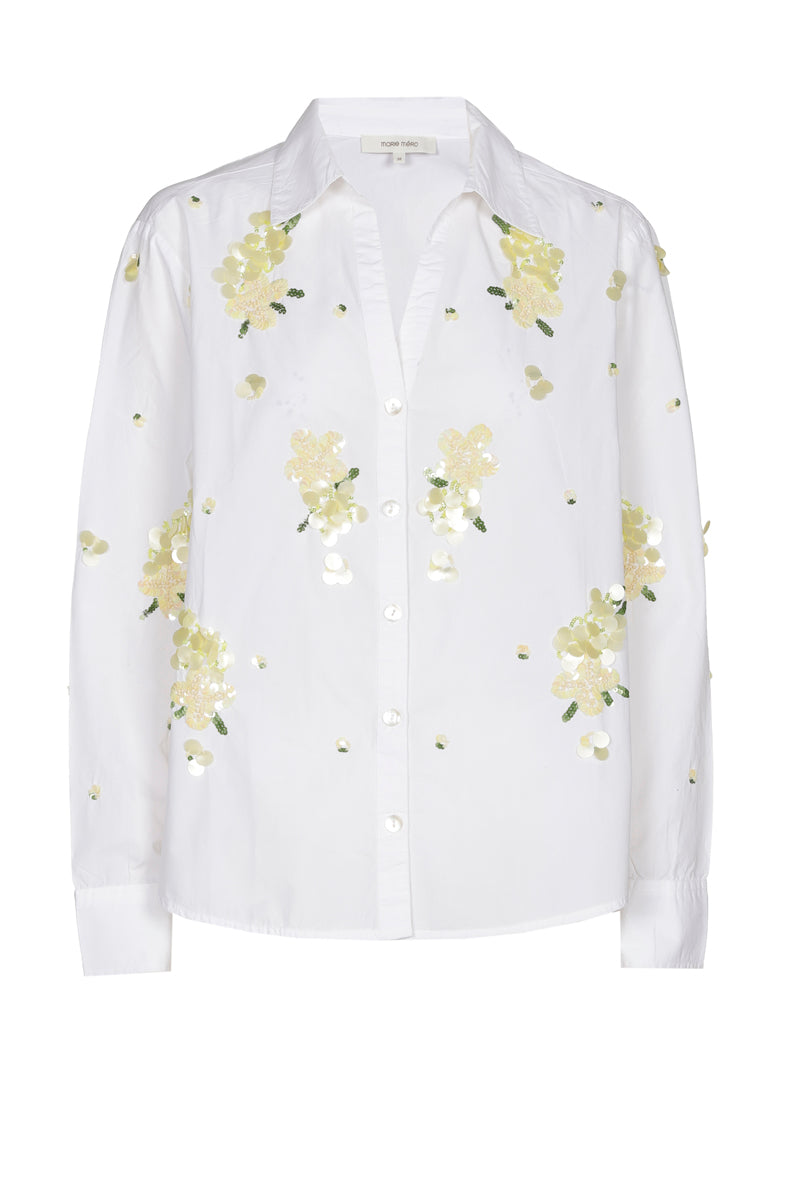 Blouses lange mouw wit Marie Méro