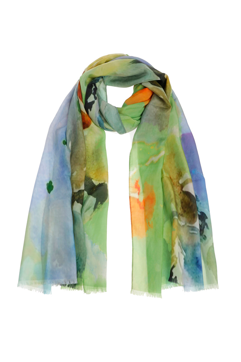 Sjaals groen Marie Méro