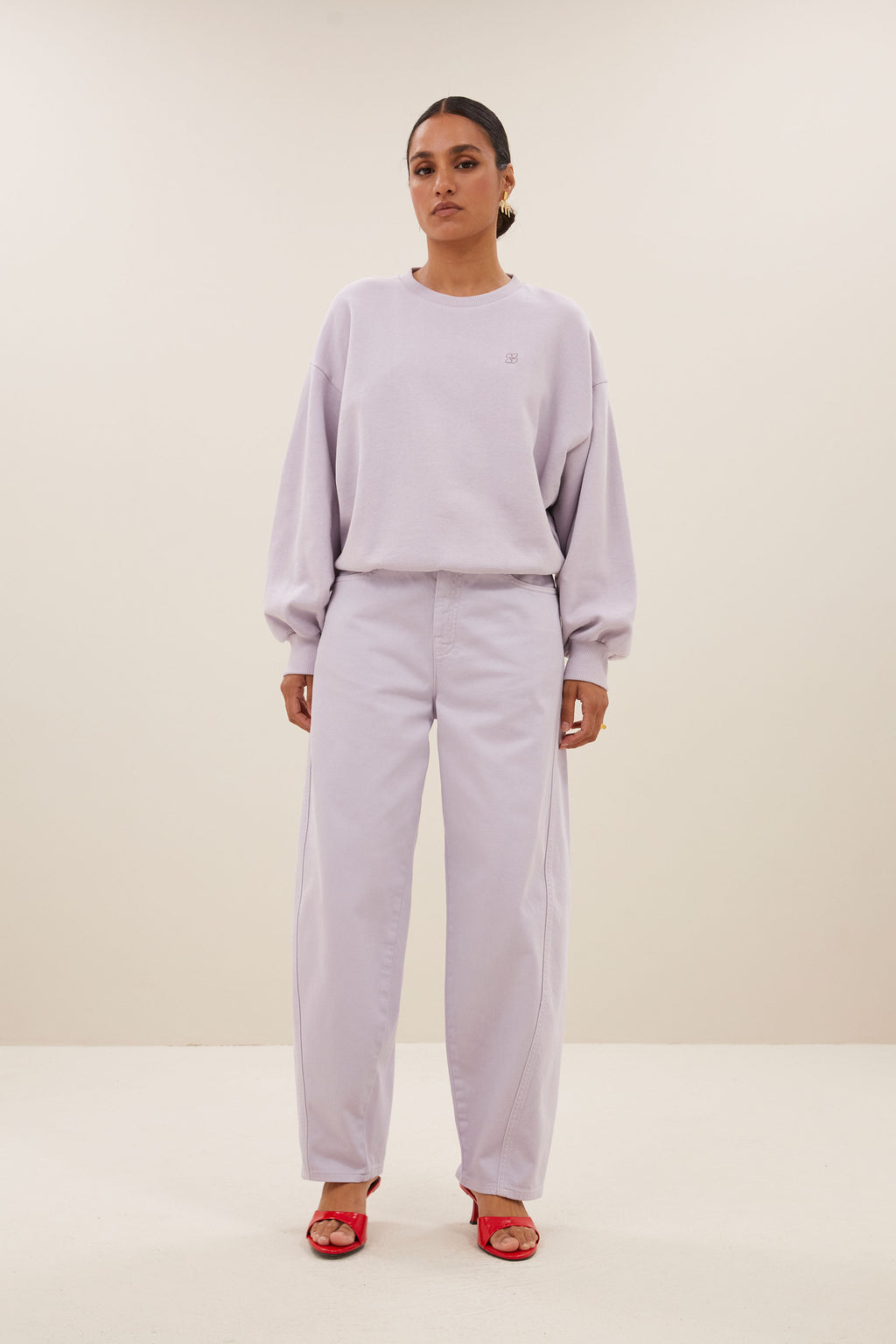 Sweaters paars by-bar