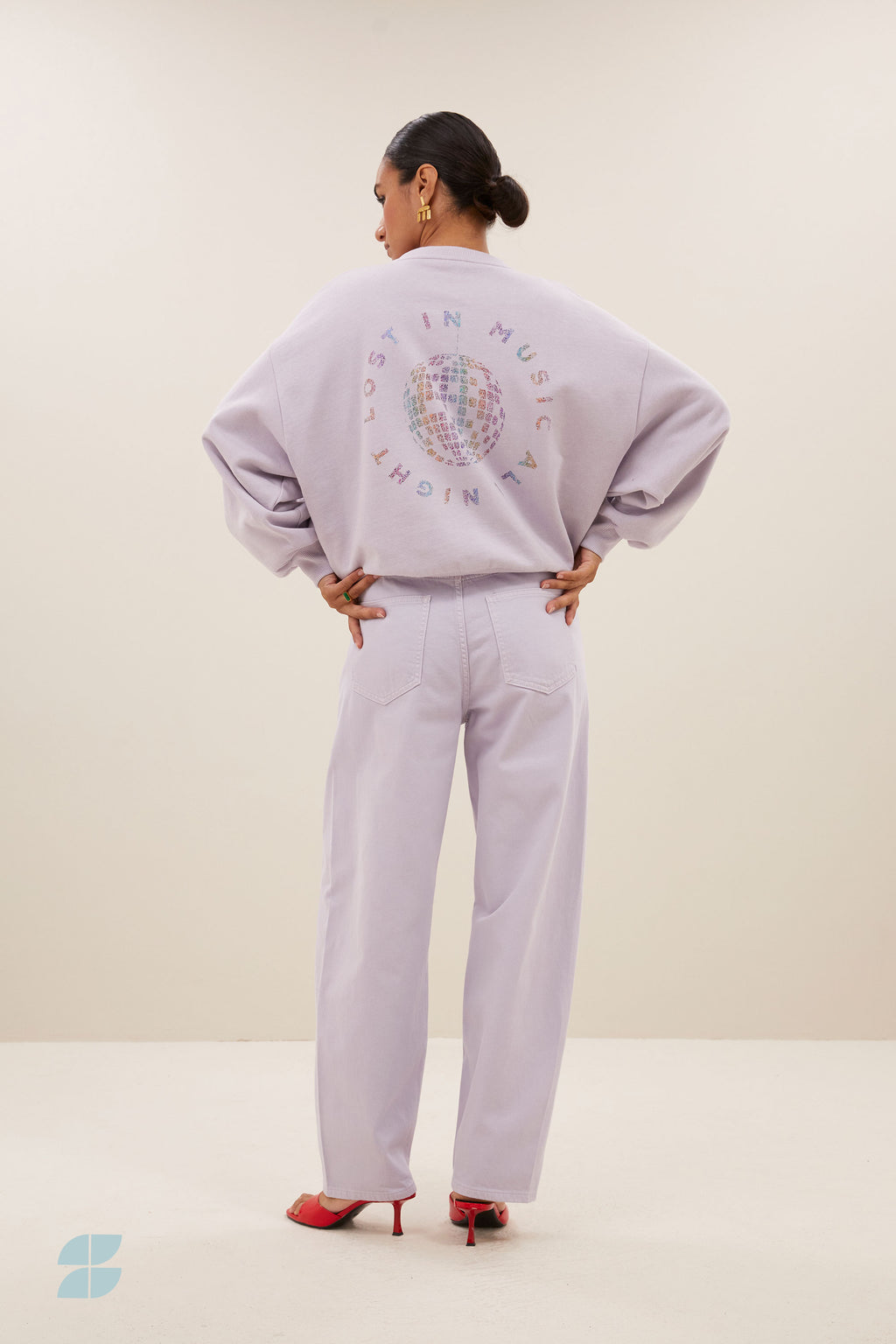 Sweaters paars by-bar