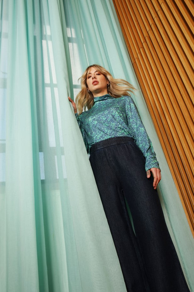 T-shirts lange mouw groen Hampton Bays