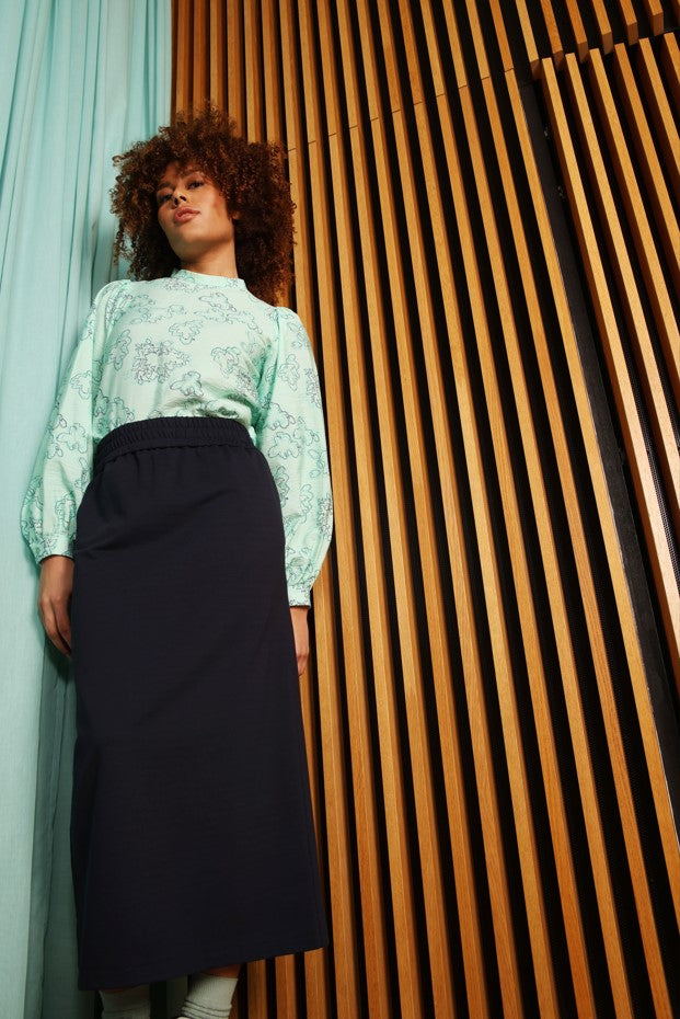 Blouses lange mouw blauw Hampton Bays