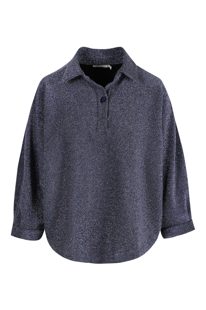 Blouses lange mouw navy Hampton Bays