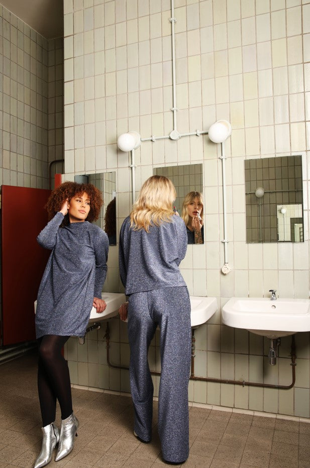 Blouses lange mouw navy Hampton Bays