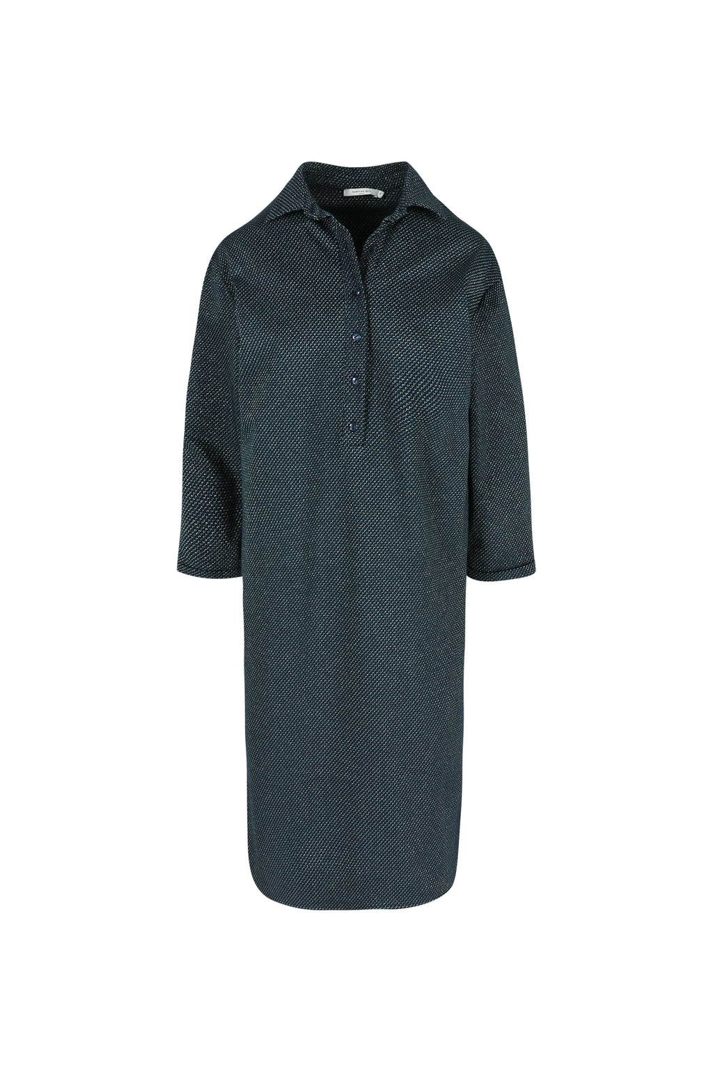 Jurken lange mouw blauw Hampton Bays