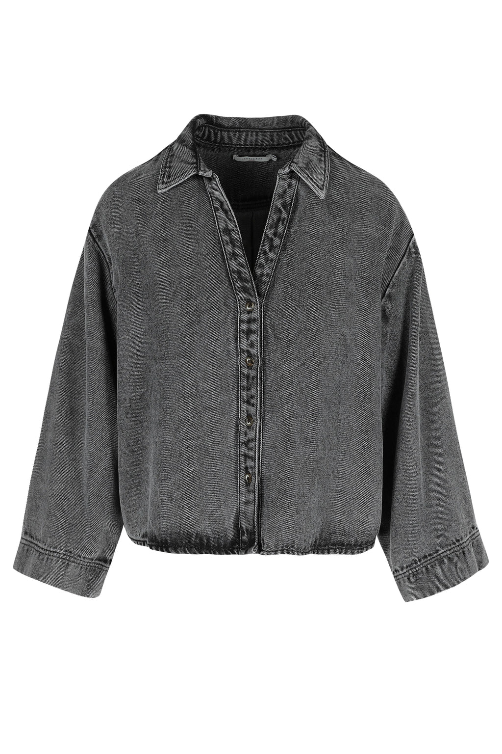 Blouses lange mouw grijs Hampton Bays