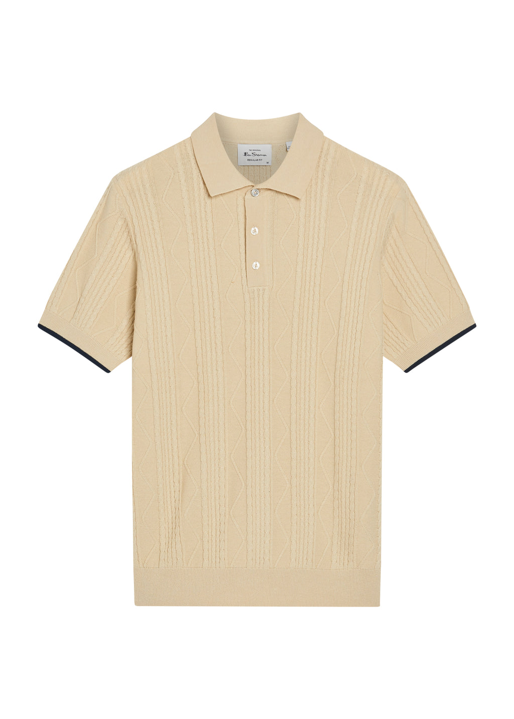 Polo's korte mouw beige Ben Sherman