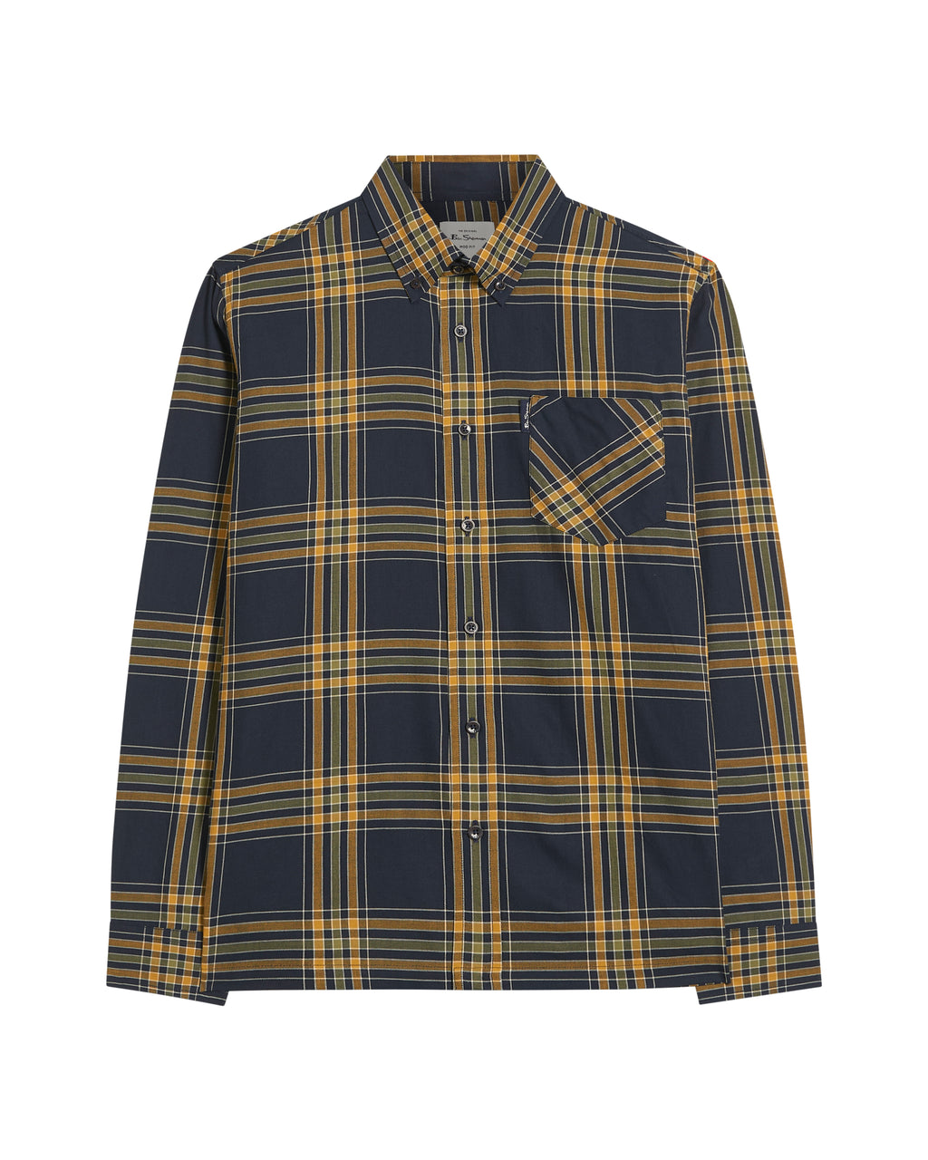 Hemden lange mouw navy Ben Sherman