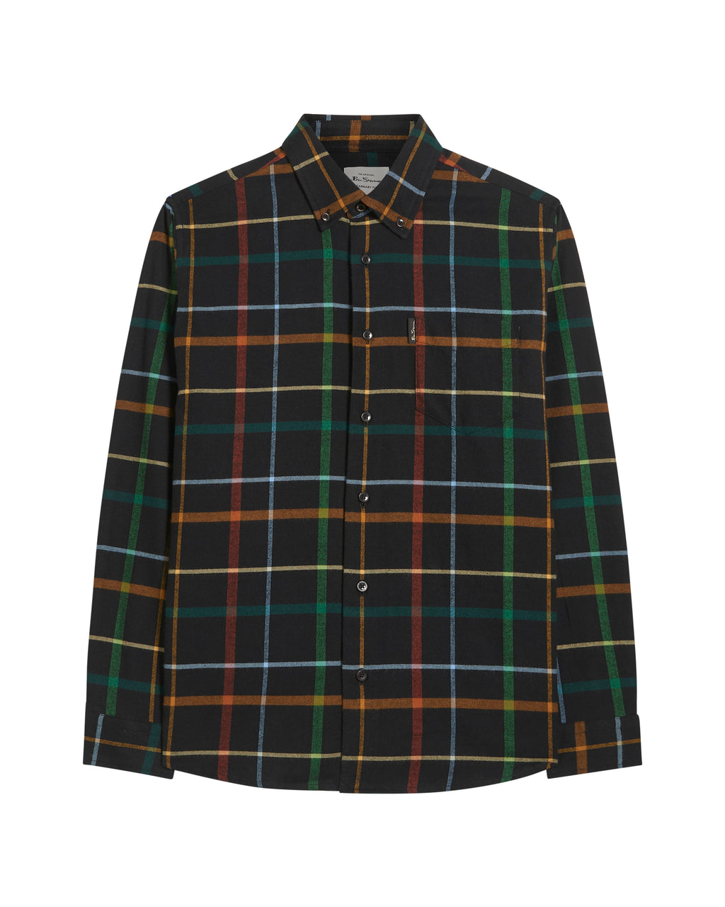 Hemden lange mouw zwart Ben Sherman