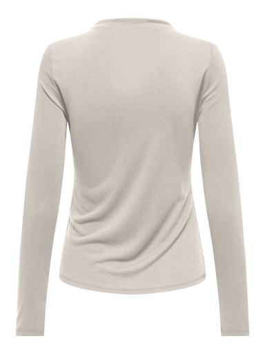 T-shirts lange mouw beige ONLY